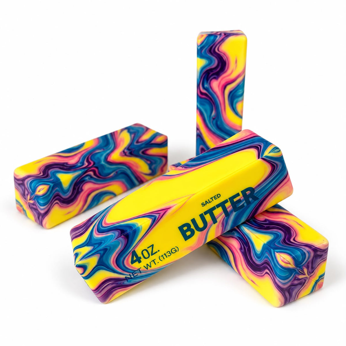 Colorful Marble Butter Squishy