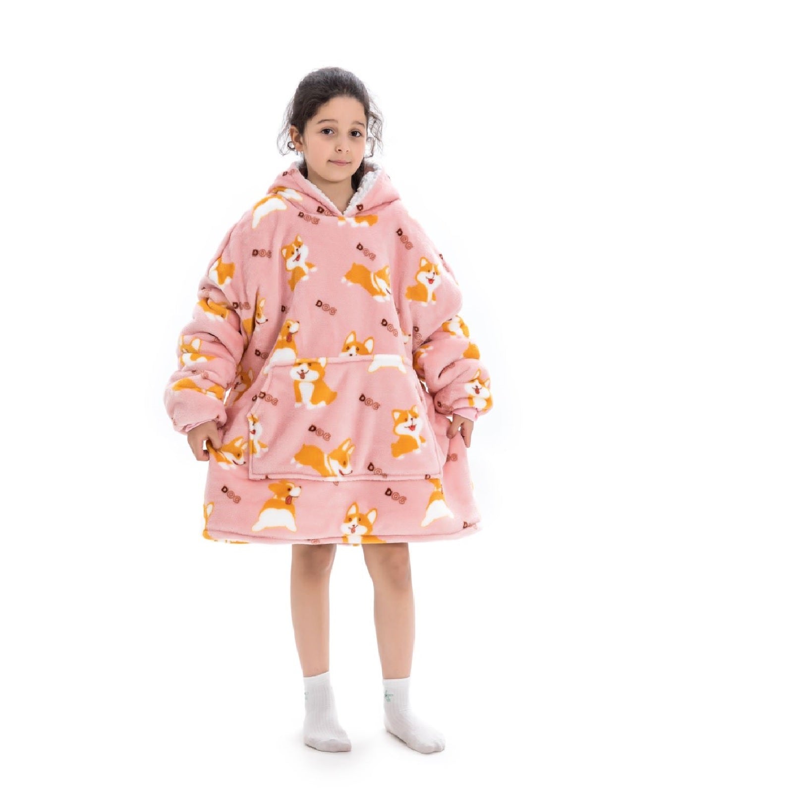 My Snuggy - Corgi Puppy Oversized Blanket Hoodie - Baby size