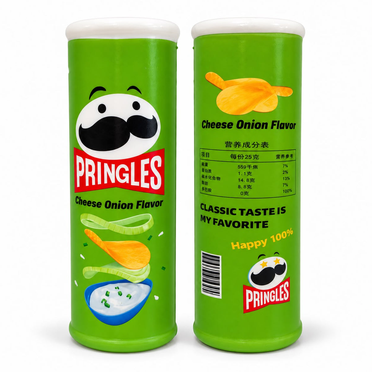 Green Pringles - Cheese Onion Flavor - Squishy
