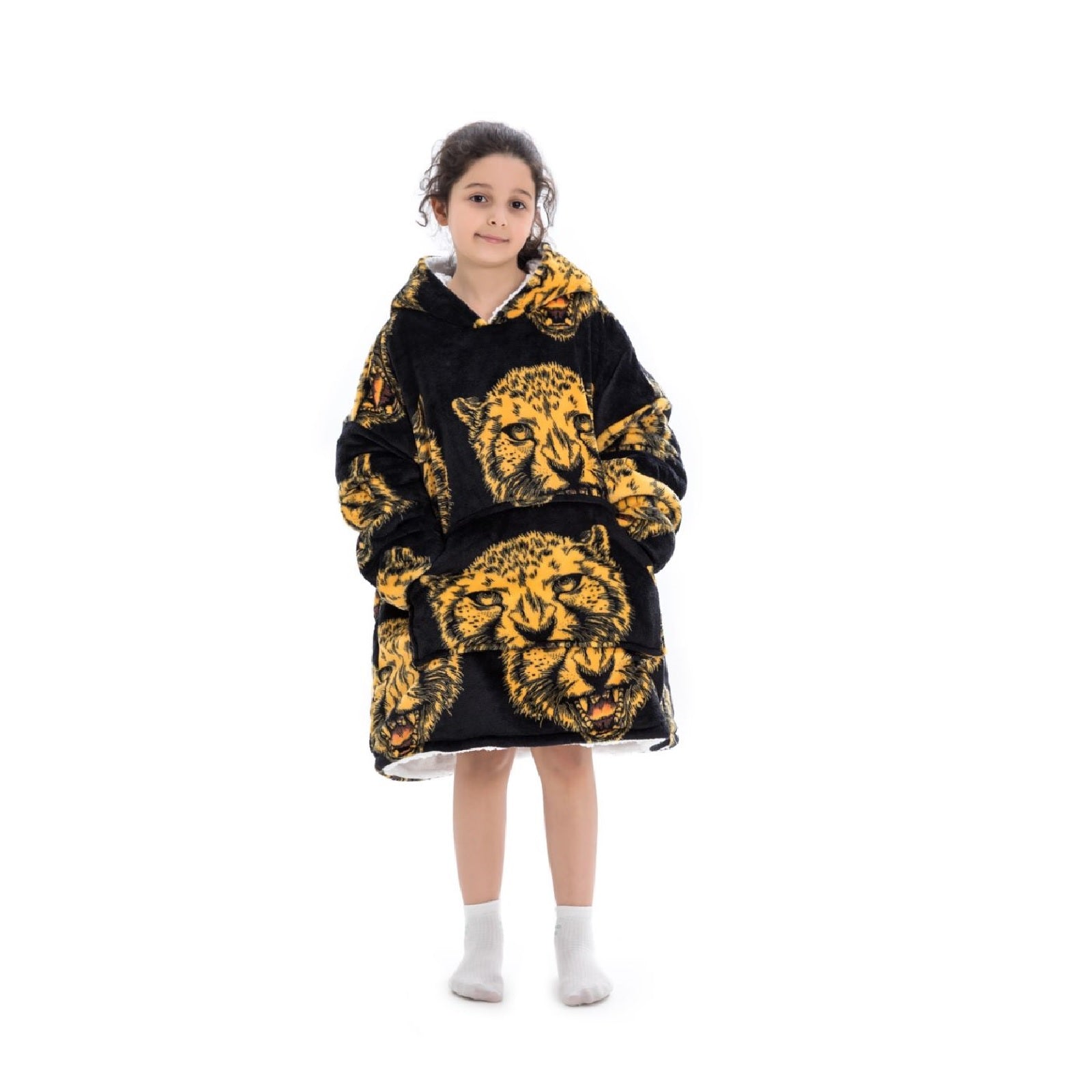 My Snuggy - Leopard Oversized Blanket Hoodie - Baby size