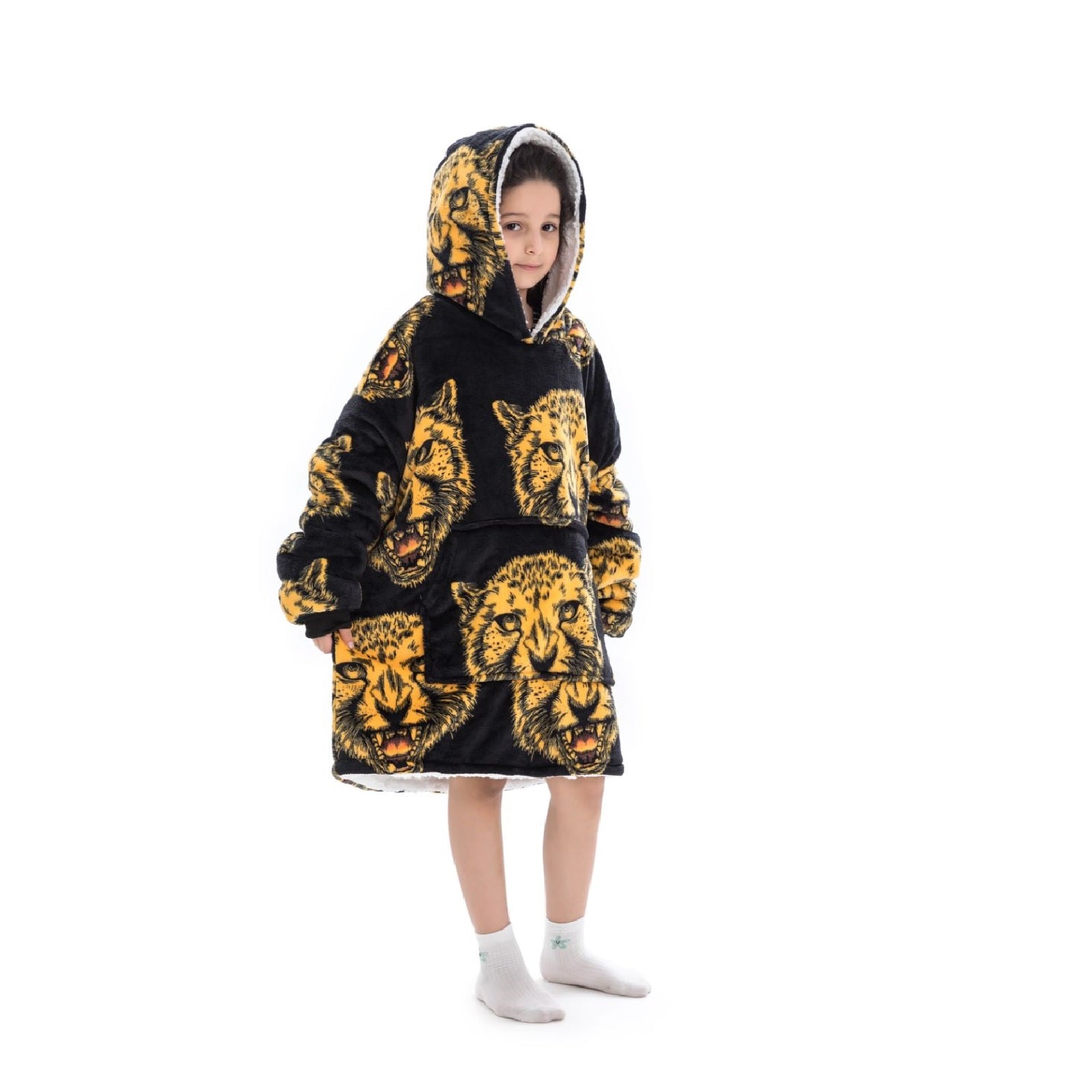 My Snuggy - Leopard Oversized Blanket Hoodie - Baby size