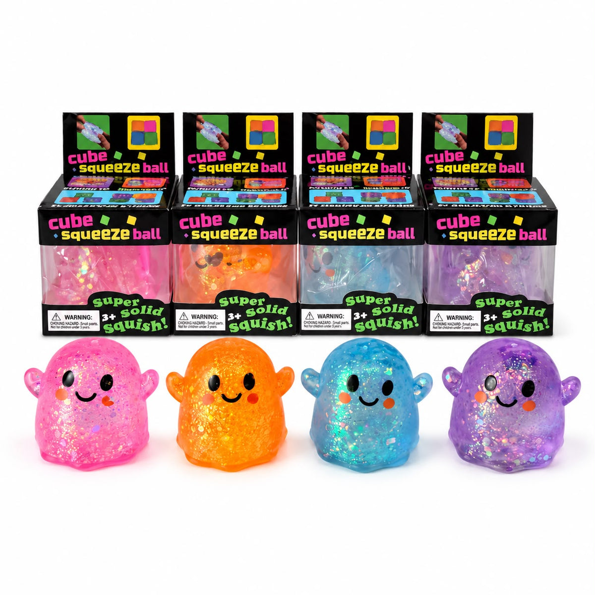 Halloween Glitter Ghost Squishy