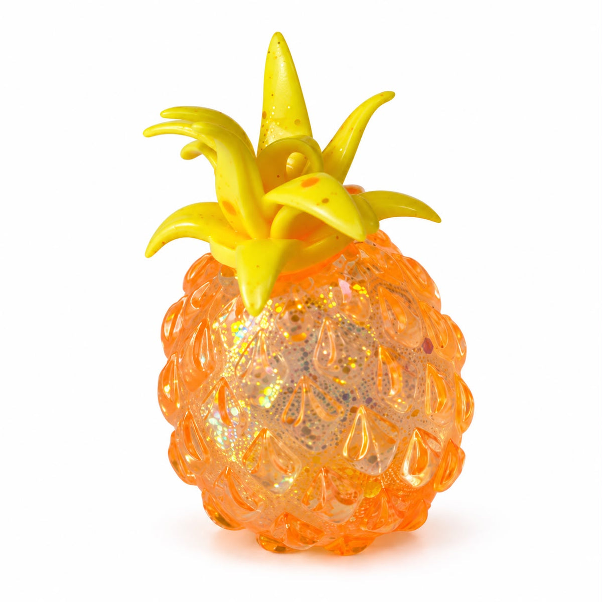 Orange Glitter Pineapple Squishy