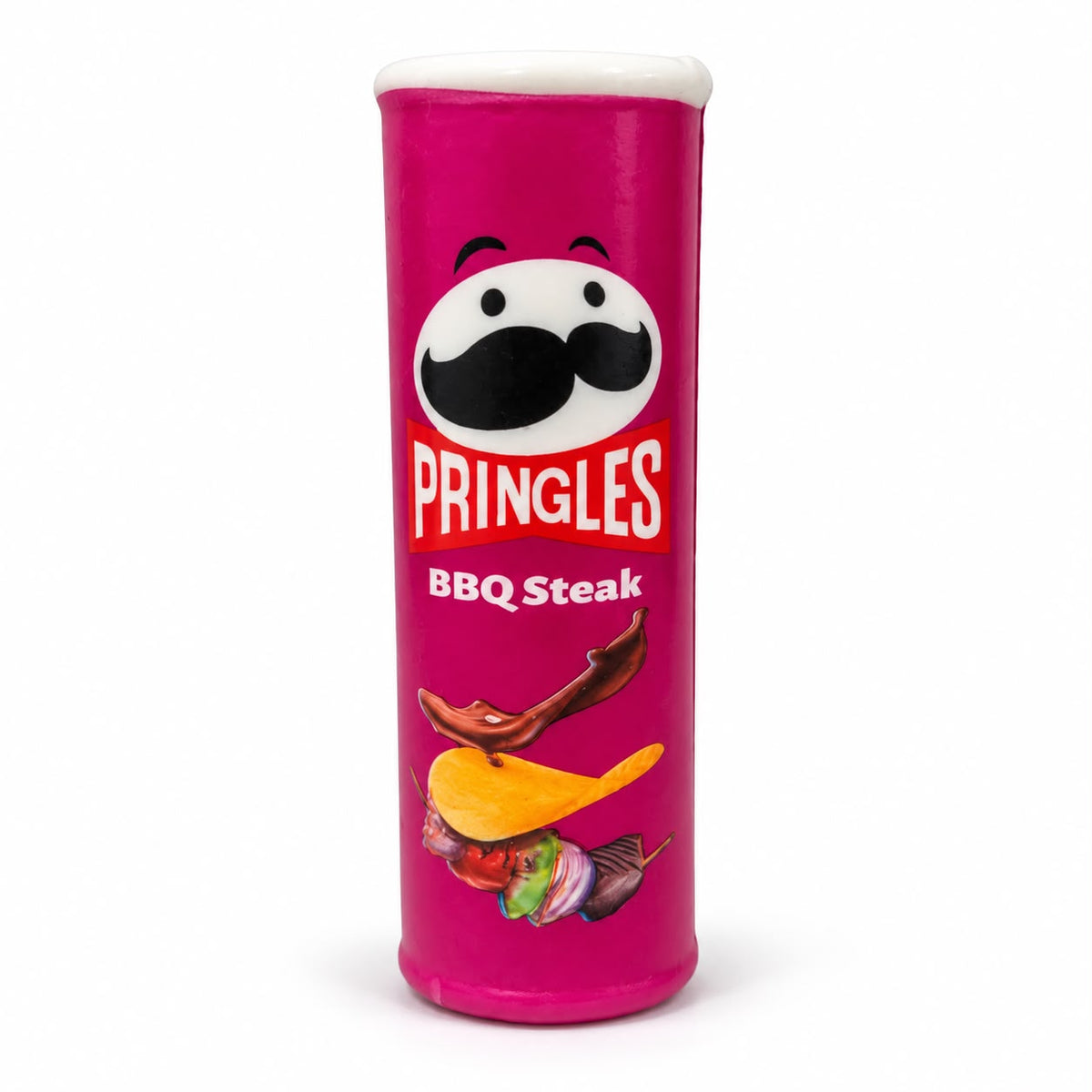 Pink Pringles - BBQ Steak Flavor - Squishy