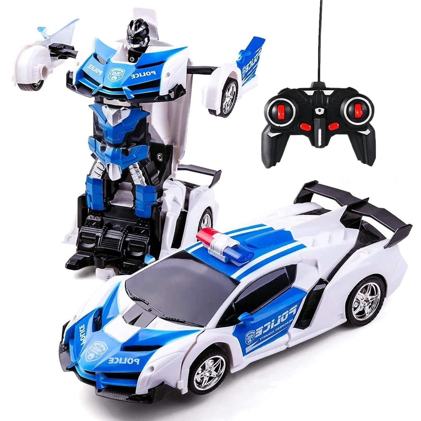 1:12 Transforming Remote Control Police Car