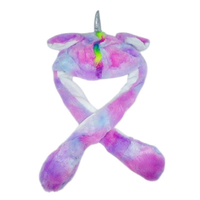 LED Movable-Ear Galaxy Unicorn Hat